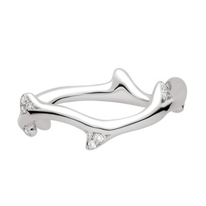 Alliance semi pavé de diamants Dior Alliance en platine Dior